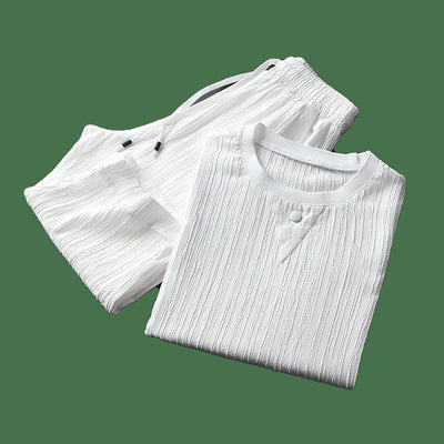 Conjunto de Dos Piezas a Rayas - Estilo Casual Moderno - Image 9