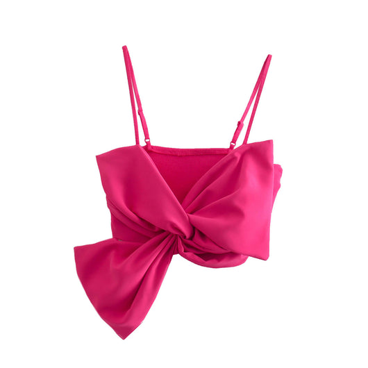 Top Corto para Mujer con Detalle de Moño y Tirantes - Image 3