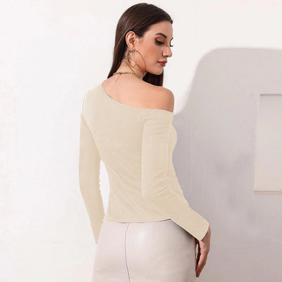 Blusa Casual de Manga Larga con Detalle Calado en la Cintura - Image 23