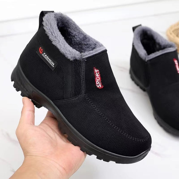 Zapatos Térmicos Acolchados Antideslizantes para Hombre – Estilo Beijing Tradicional