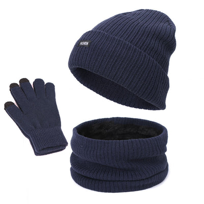 Conjunto de Abrigo: Gorro, Bufanda y Guantes en Lana Térmica - Image 7