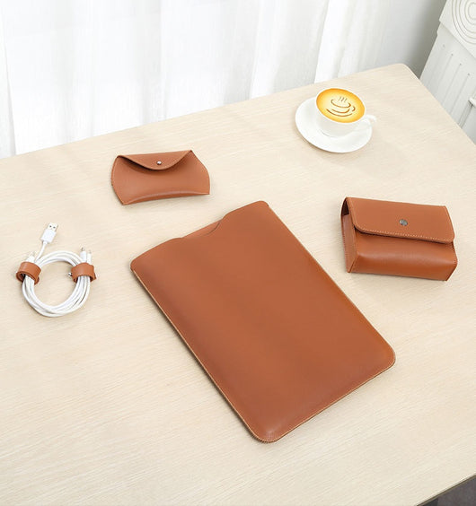 Bolsa Portafolios de Cuero con Cierre Seguro para Notebooks - Image 21