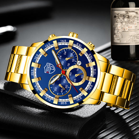 Reloj de Cuarzo Luminoso para Hombre - Elegancia Empresarial - Image 32