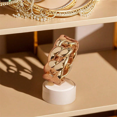Anillo Hip-Hop Dorado Brillante para Hombre - Estilo Europeo y Americano - Image 9