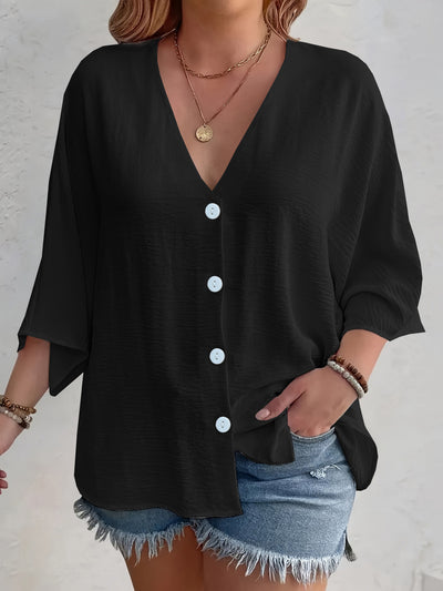 Cardigan de Botones Liso de Manga Larga para Mujer - Image 19