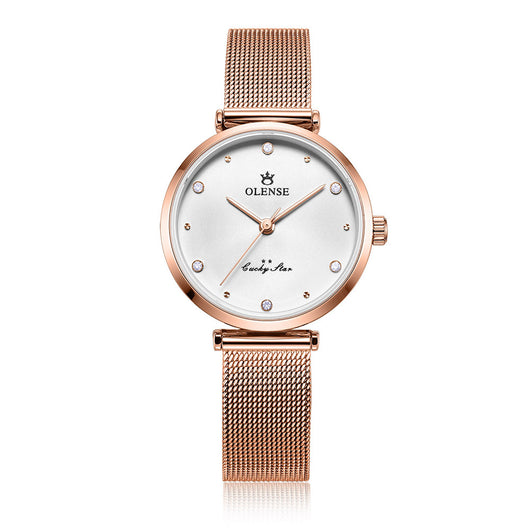 Reloj de Dama Acero Inoxidable con Malla Moderna - Image 9
