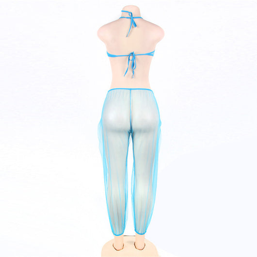 Conjunto de Lencería Sensual con Malla Transparente Europeo - Image 4