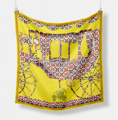 Pañuelo de Seda Estampado Minimalista - Elegancia Versátil - Image 22