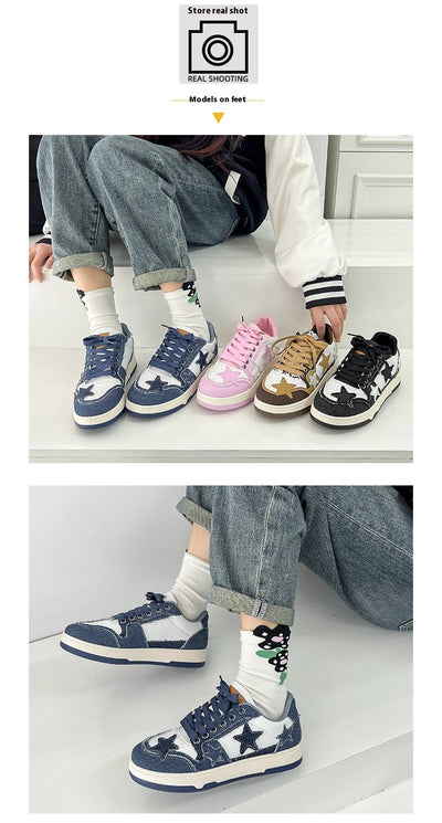 Zapatillas Casuales con Patrón de Estrellas - Colección Primavera Otoño - Image 14
