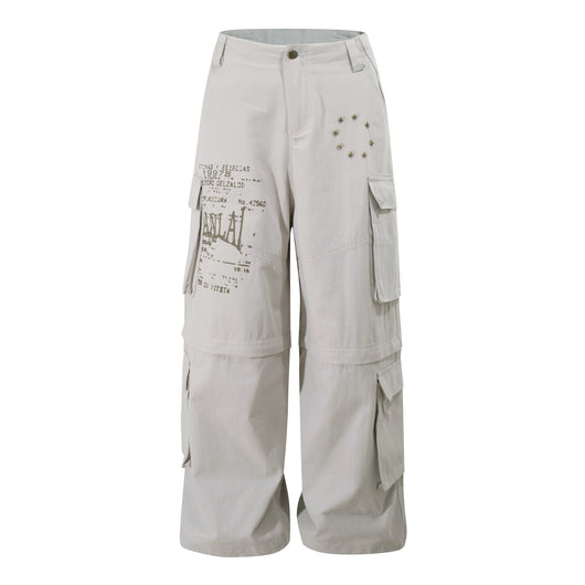Pantalones Cargo Sueltos con Bolsillos Removibles - Image 8