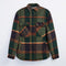 Chaqueta Camisa de Lana Acolchada a Cuadros para Hombre