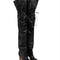 Botas Altas Elásticas de PU Sintético