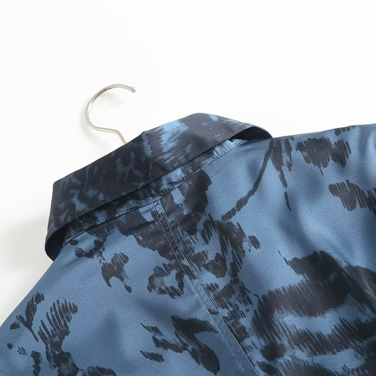 Blusa Manga Larga Estampada con Control de Cintura - Image 12