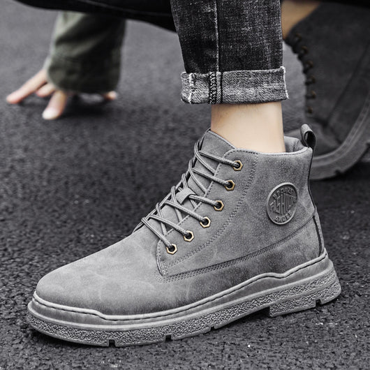 Zapatillas Altas Estilo Coreano para Hombre - Diseño Trendy - Image 4