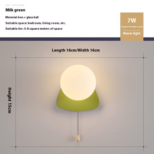 Lámpara de Pared Infantil Minimalista para Dormitorio y Pasillo - Image 7