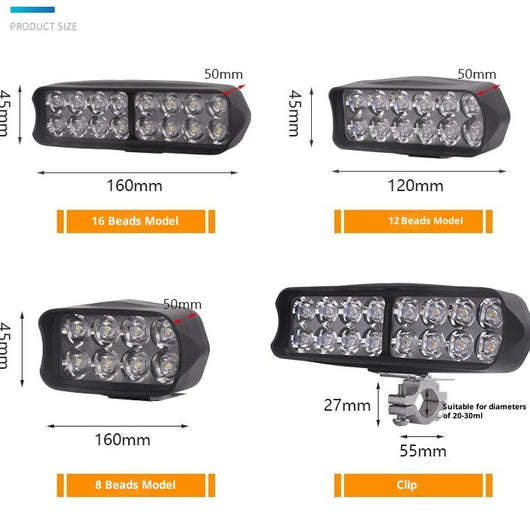 Kit de Focos LED Súper Brillantes para Moto Eléctrica Retrofitting - Image 3