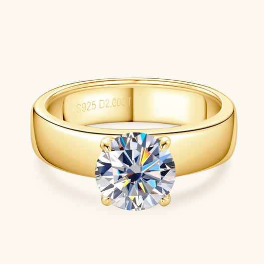 Anillo de Boda Moissanita Diseño Europeo y Americano - Image 2