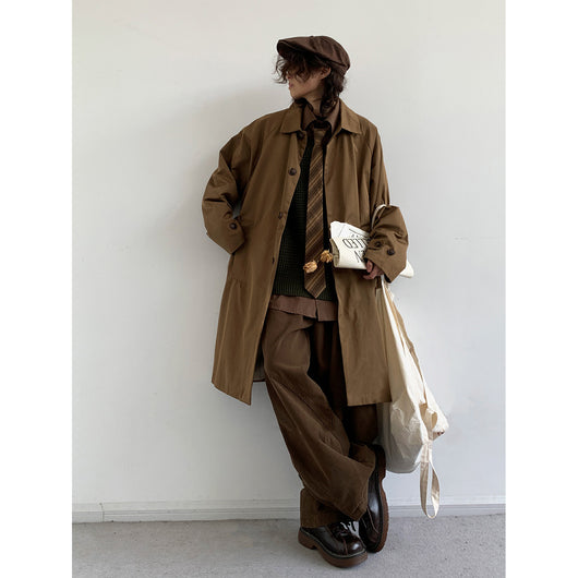 Gabardina Ejecutiva Retro Mediana - Chaqueta Versátil para Trabajo y Diario - Image 8