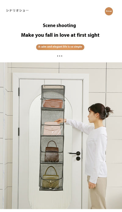 Organizador de Puerta Transparente Multifuncional con Bolsas Colgantes - Image 13