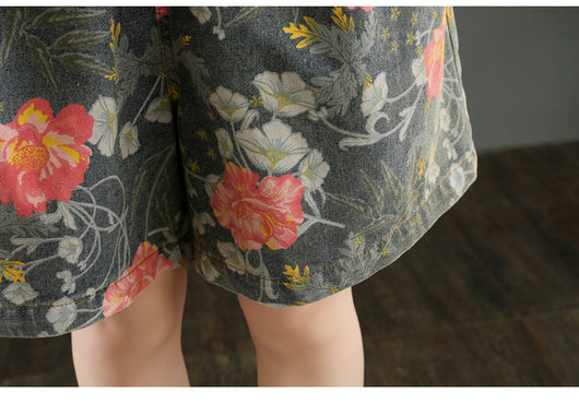 Pantalones Vaqueros Estampados Anchos de Tiro Alto para Mujer - Colección Verano - Image 5