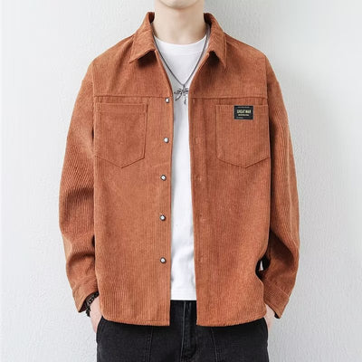 Chaqueta de Pana para Hombre - Camisa Casual de Manga Larga - Image 2