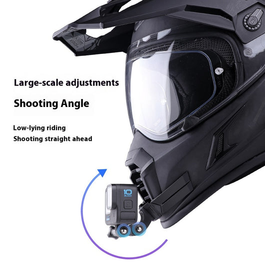Casco de Motocicleta con Soporte Integrado para Cámara de Barbilla - Image 3
