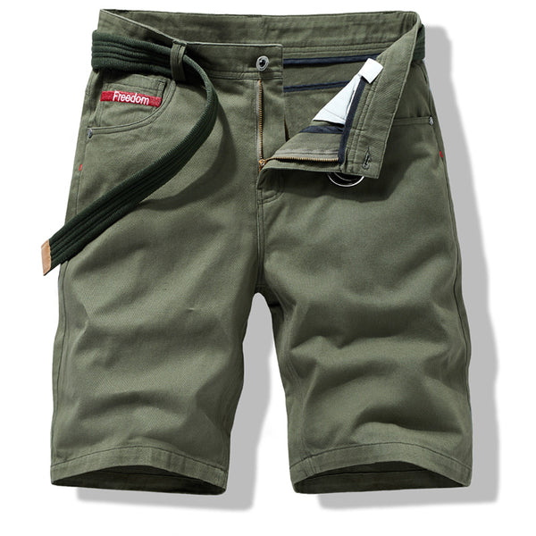 Pantalones Cargo Cortos Holgados Lisos para Hombre