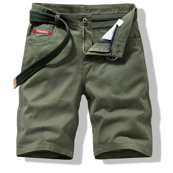Pantalones Cargo Cortos Holgados Lisos para Hombre