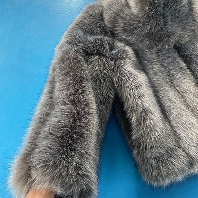 Abrigo de Piel Coreano para Mujer - Elegancia y Calidez - Image 17