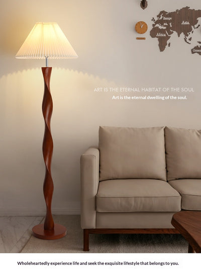 Lámpara de Mesita de Noche en Madera Sólida Nogal - Diseño Minimalista Lujo - Image 8
