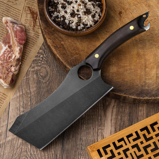 Cuchillo Táctico Multiusos de Titanio Negro para Cocina - 5 Funciones - Image 8