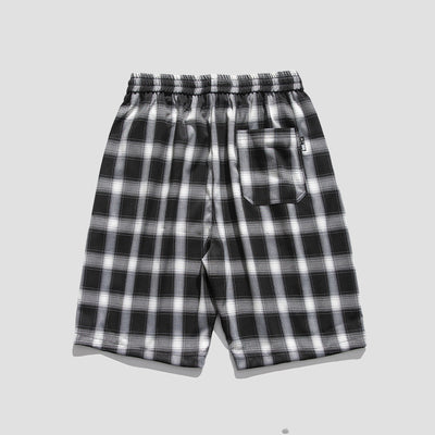 Shorts a Cuadros Negro y Blanco para Hombre - Estilo Tendencia - Image 3