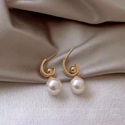 Aretes de Perla Versátiles con Múltiples Formas de Usar - Image 3