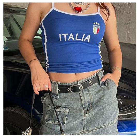 Chaleco Casual de Mujer con Letras Bordadas - Estilo Street - Image 6