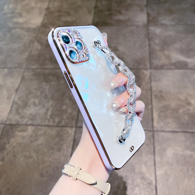 Funda para Celular con Diseño de Diamantes Brillantes Transparente - Image 4
