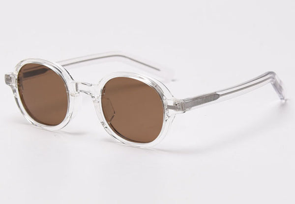 Gafas de Sol Retro Oval con Lentes Polarizadas - Estilo Coreano