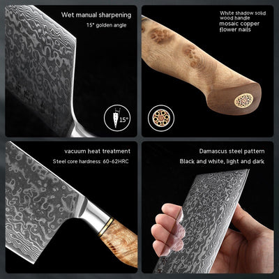 Cuchillo Nakiri Damasco Capas KD 67 - Juego Profesional - Image 6