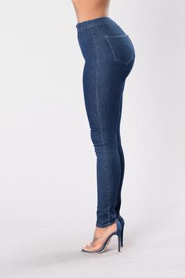 Pantalones Skinny Denim Rotos Estilo Estadounidense - Image 4