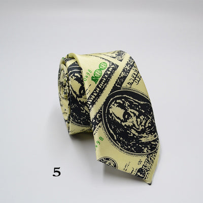 Corbata Estampada Casual para Hombre - 5 cm Ancho Reducido - Image 12