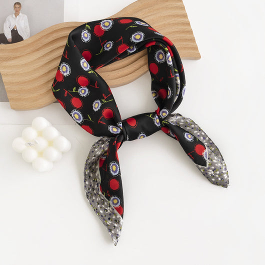 Pañuelo de Seda Estampado Diente de León - Accesorio Profesional Tendencia - Image 7