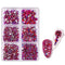 Stickers de Uñas Porcelana Blanca - 6 Compartimentos