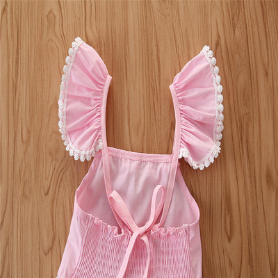 Falda Irregular con Tirantes Voladores para Niñas - Image 8