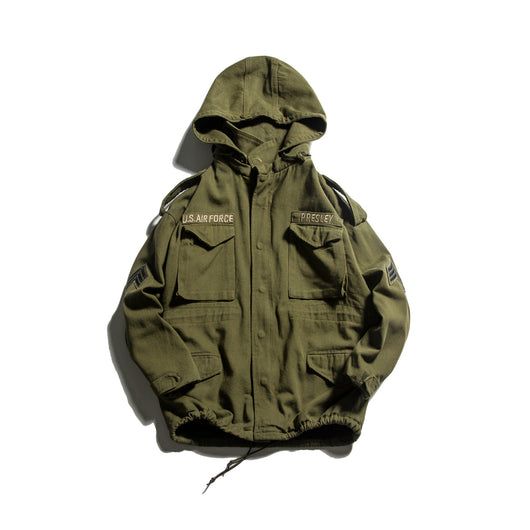 Chaqueta Deportiva Hip Hop Retro con Capucha y Bordados para Niños - Image 2