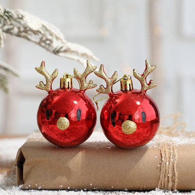 Bolas Navideñas Colgantes de Plástico para Techo