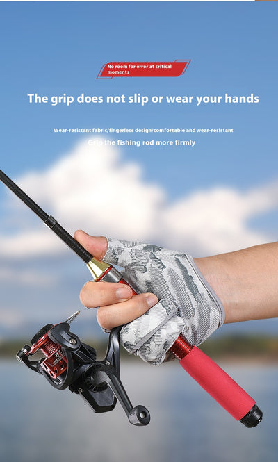 Guantes de Pesca Profesionales con Protección Solar y Tres Dedos Expuestos - Image 13