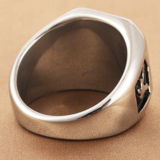 Anillo de Acero Inoxidable con Águila para Hombre - Image 13