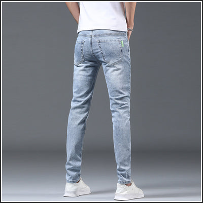 Pantalones Slim Fit Rotos Casuales para Hombre - Image 5
