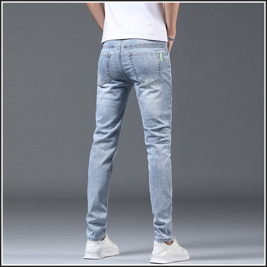 Pantalones Slim Fit Rotos Casuales para Hombre - Image 5