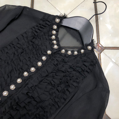 Blusa Retro de Gasa Versátil con Diseño Discreto - Image 16