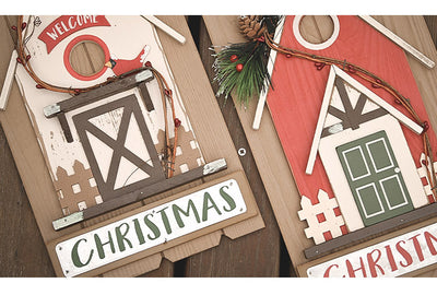 Adornos Navideños de Madera - Casitas Decorativas - Image 14